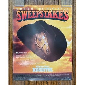 Resistol Hats Poster 1989 Winners Wear Resistol (25)